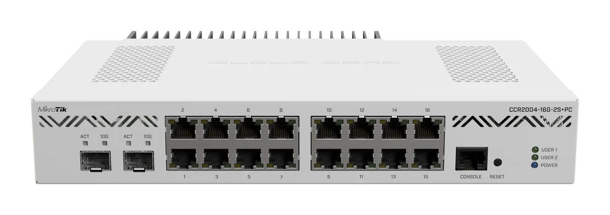 Ccr2004-16g-2s + pc mikrotik