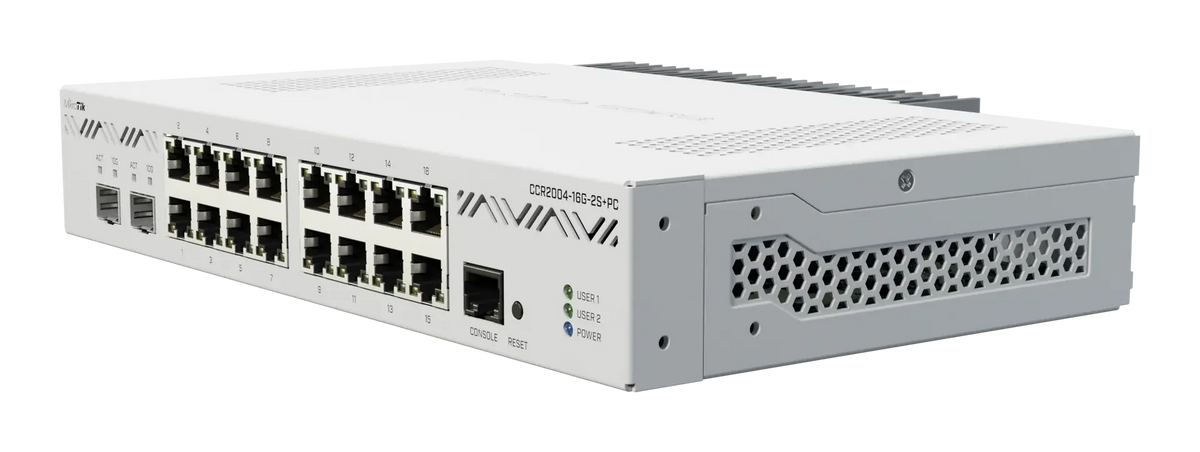 Ccr2004-16g-2s + pc mikrotik