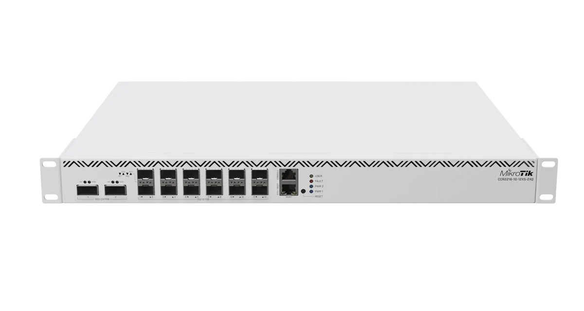 Ccr2216-1g-12xs-2xq mikrotik ccr2216-1g-12xs-2xq: next-gen 100g routing performance