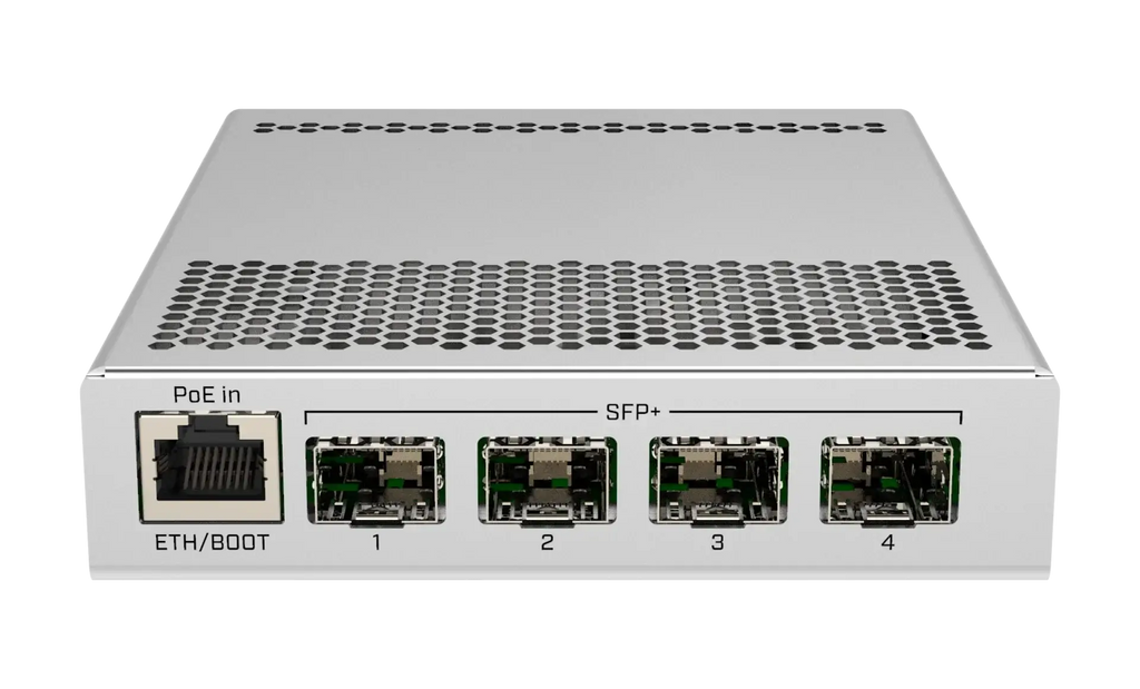 Crs305-1g-4s + in mikrotik crs305-1g-4s + in: compact 10gbps switch