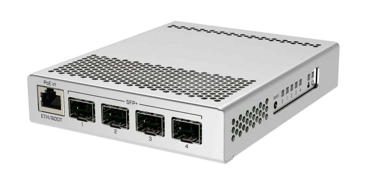 Crs305-1g-4s + in mikrotik crs305-1g-4s + in: compact 10gbps switch