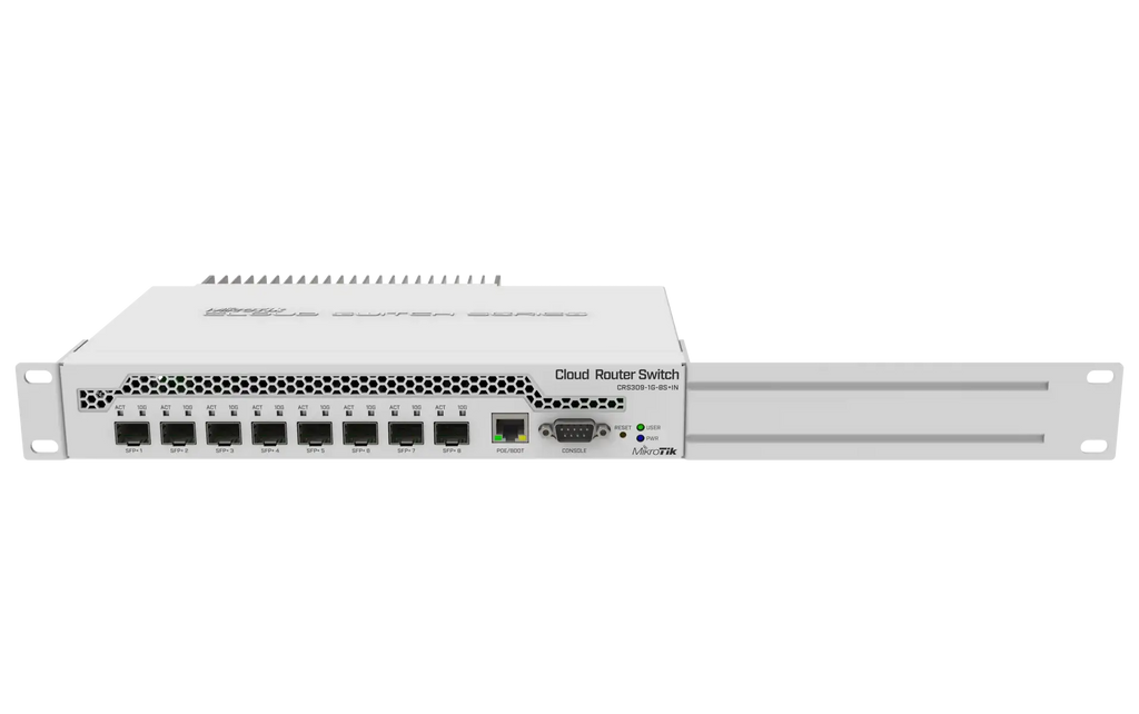 Crs309-1g-8s + in mikrotik crs309-1g-8s + in: compact 10gbps desktop switch