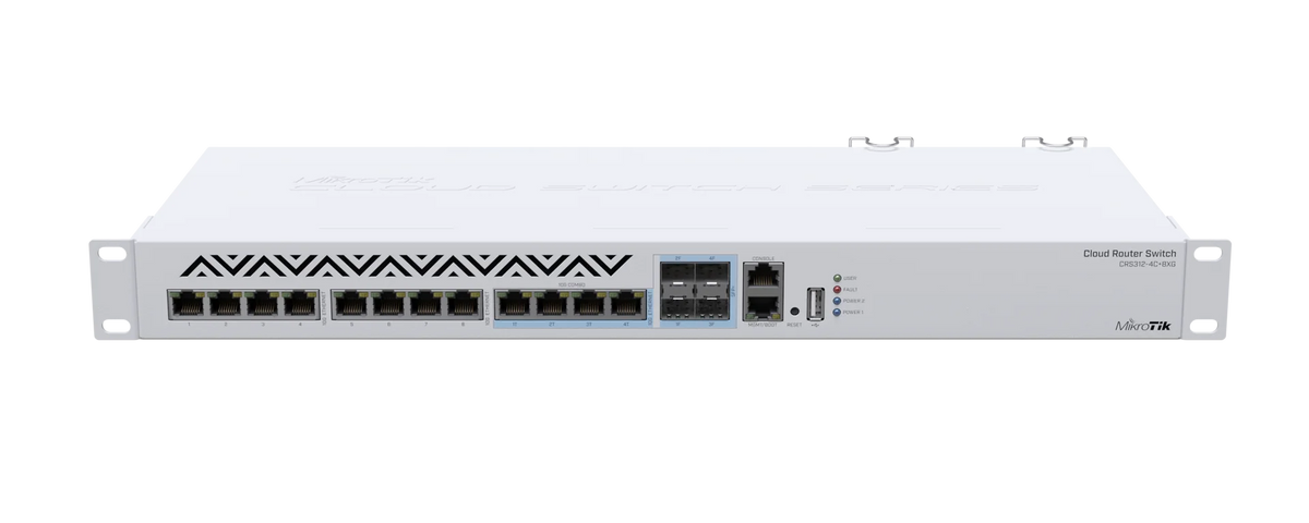 Crs312-4c + 8xg-rm mikrotik crs312-4c + 8xg-rm: future-proof your network