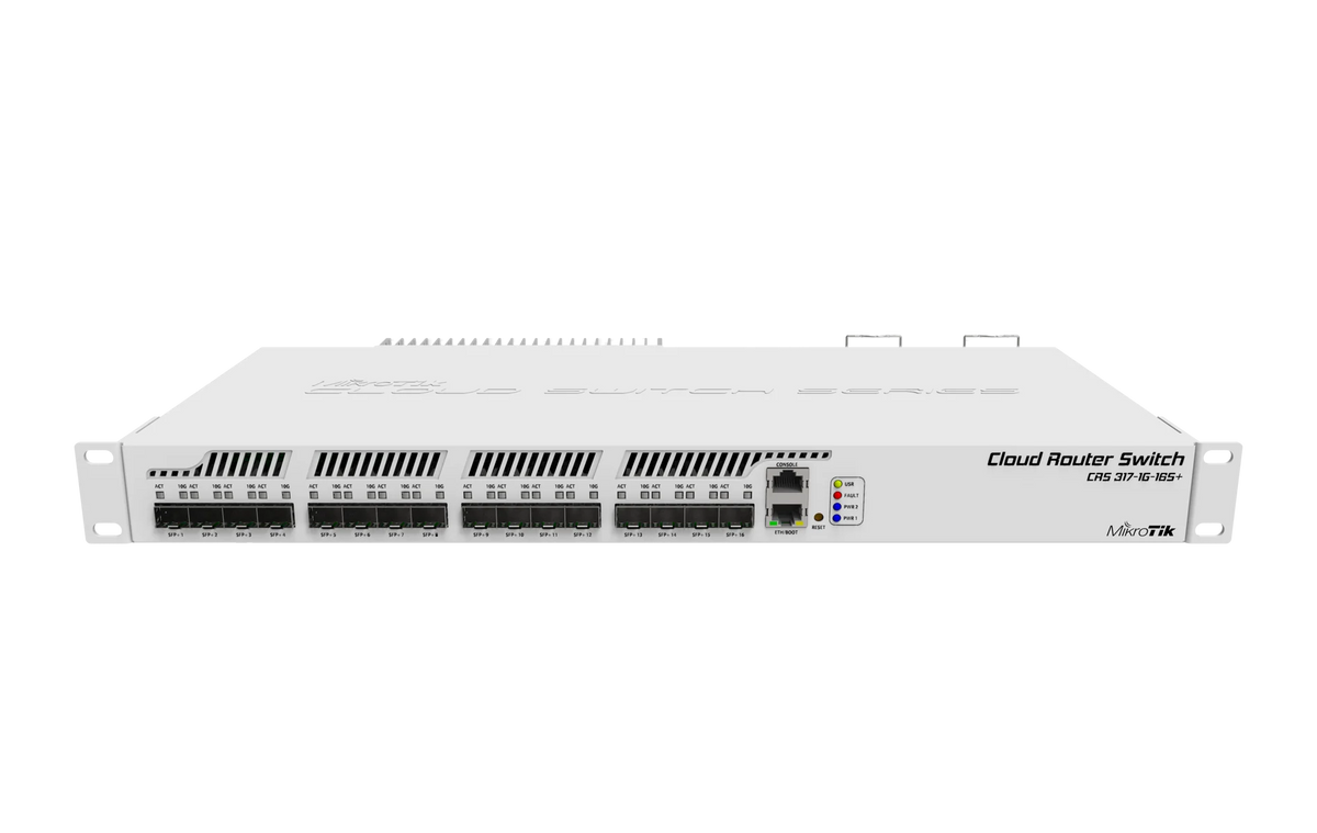 Crs317-1g-16s + rm mikrotik crs317-1g-16s + rm: high performance managed switch
