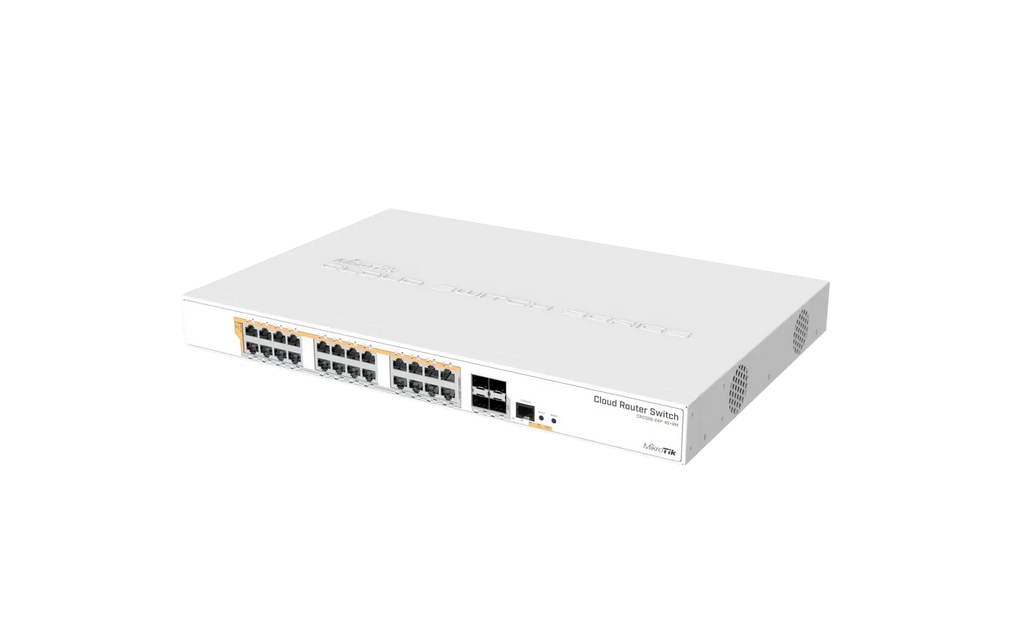 Crs328-24p-4s + rm mikrotik crs328-24p-4s + rm: 24-port gigabit switch