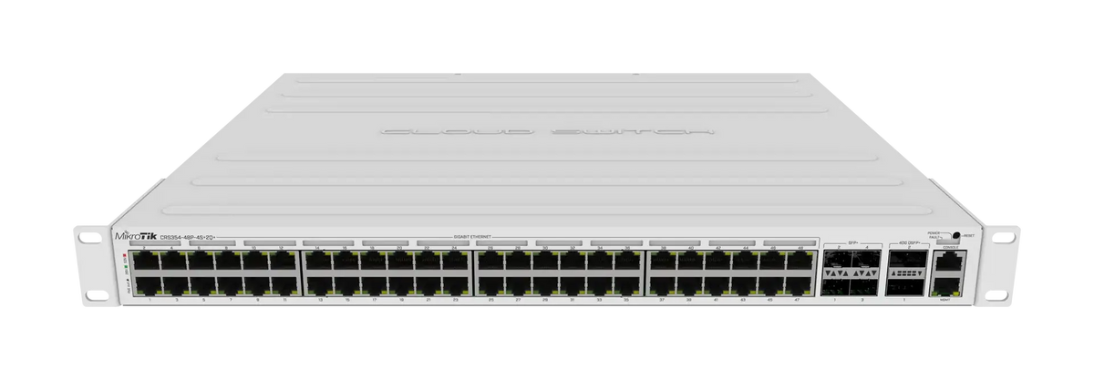 Crs354-48p-4s + 2q + rm mikrotik - the ultimate 48 port switch