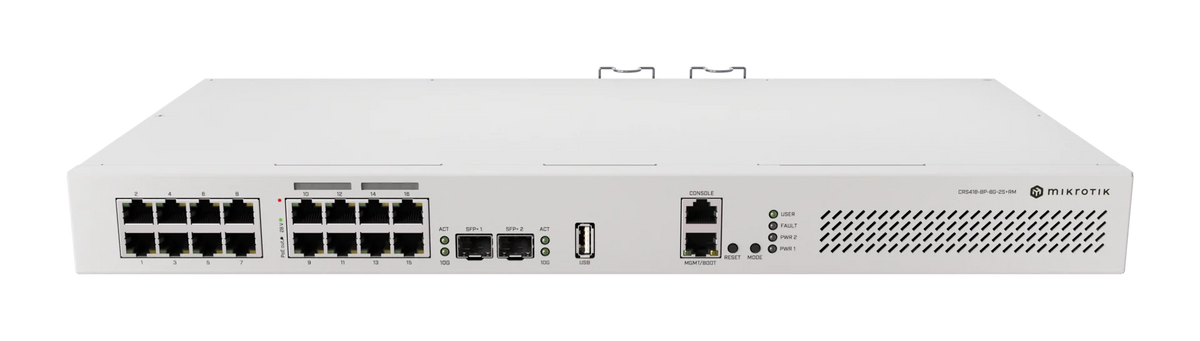 Crs418-8p-8g-2s + rm mikrotik - all-in-one networking solution