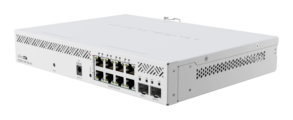 Css610-8p-2s + in mikrotik css610-8p-2s + in: compact poe switch...scalability