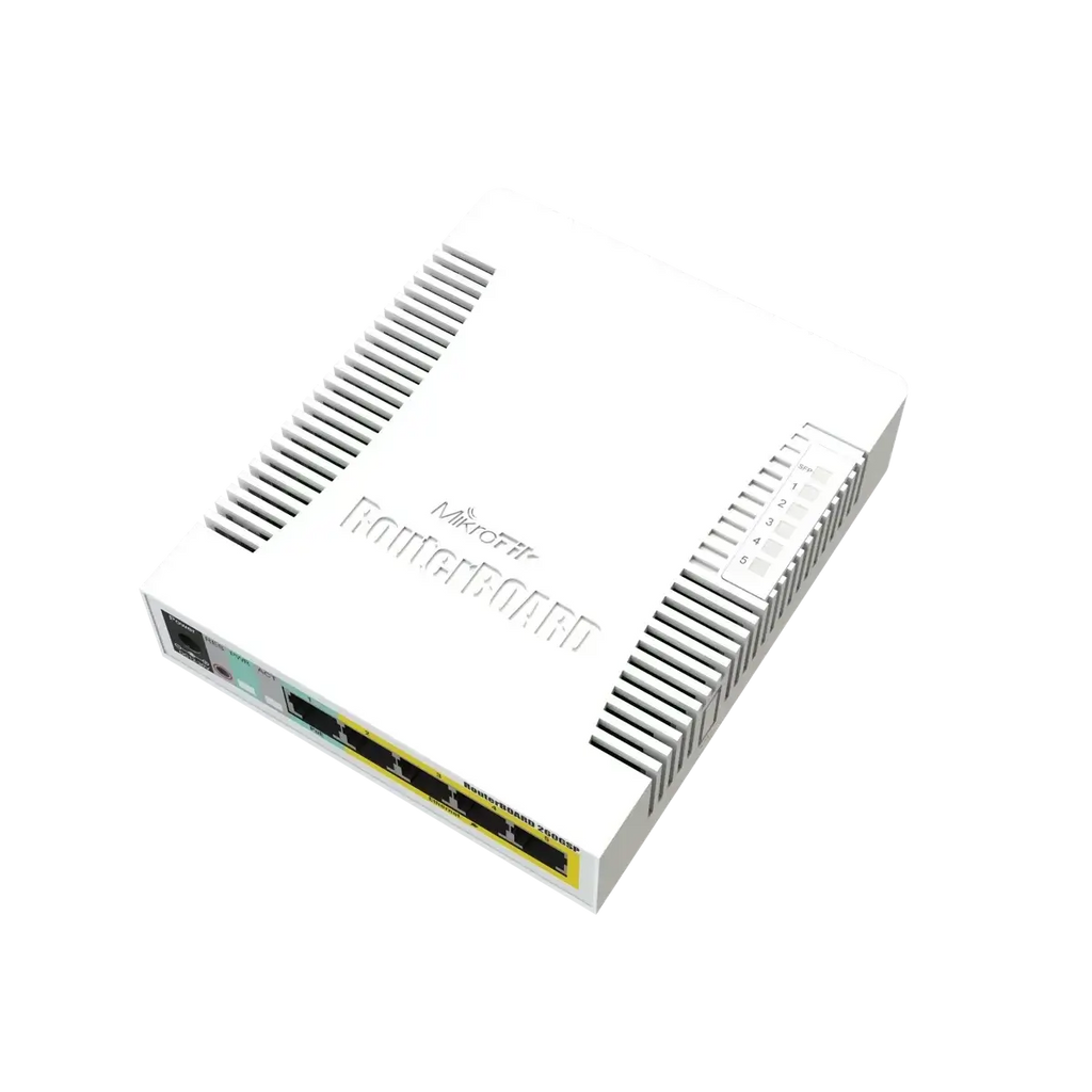 Rb260gsp mikrotik rb260gsp: compact 5x gigabit poe switch
